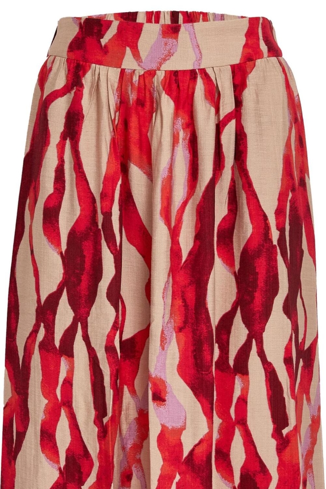 RIKKI MAXI SKIRT MI6678 4071P GRENADINE PRINT